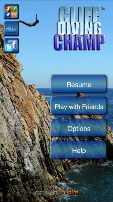 Cliff Diving Champ Screenshot