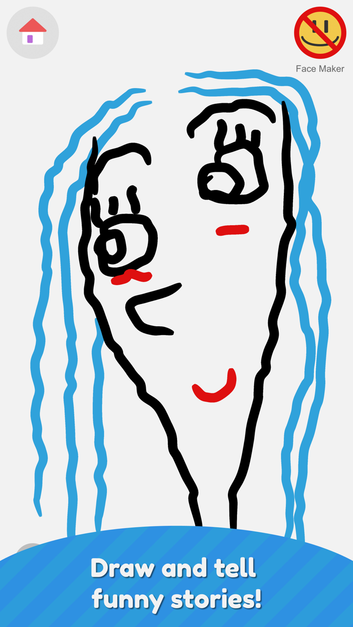 LiveDoodle Draw talking faces