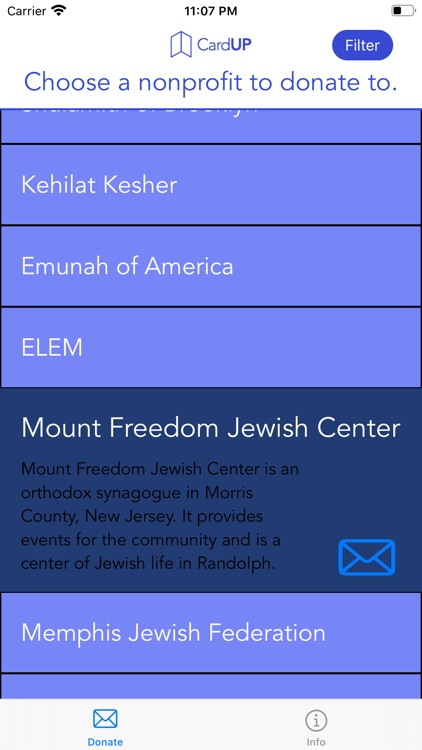 CardUP Donation Cards