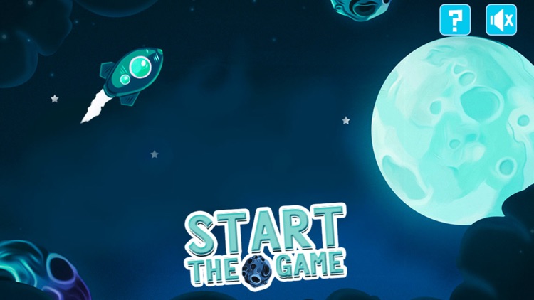 Rainbow spaceship space