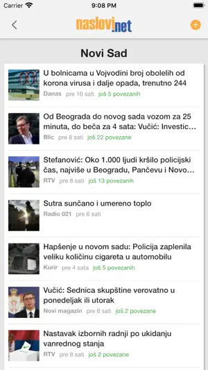 Vesti Srbija - Naslovi.net screenshot 4