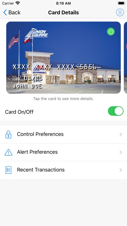 Union Square Card Agent