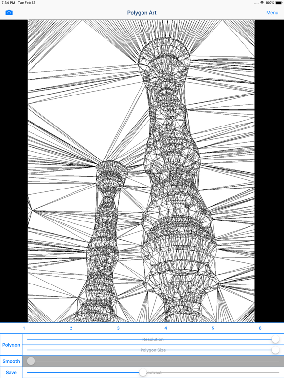 Polygon Art - 3D Image Editor iPad screenshot