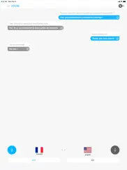 traduire la voix et le texte iPad Captures Décran 1