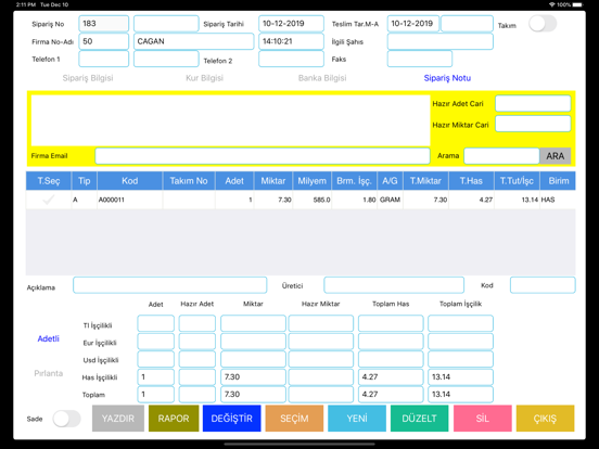 ML Mobil Sipariş screenshot 4