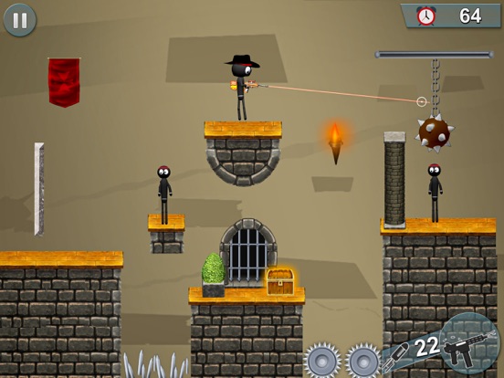 Screenshot #5 pour Stickman Fight Shooting Game