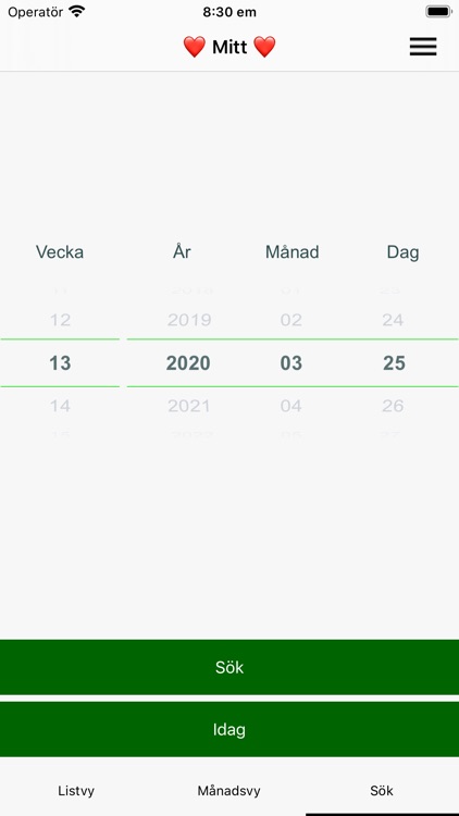 Skiftschema screenshot-3