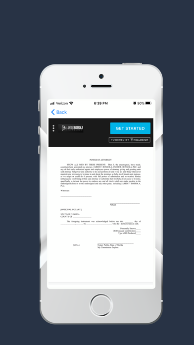 Attorney Portal iPhone screenshot 4 - Business app