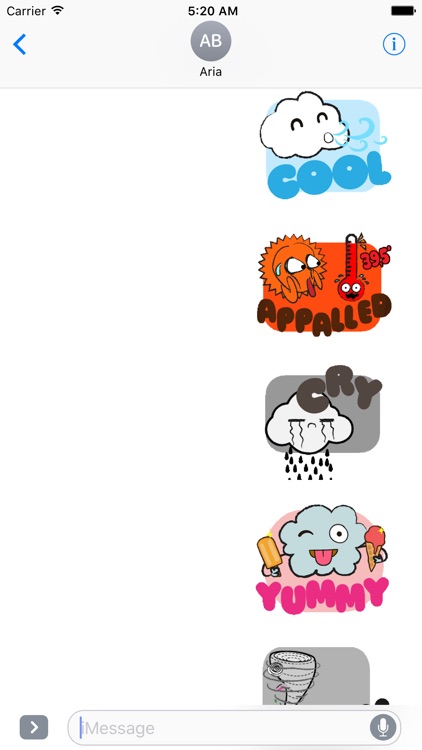 Animated Cute Weather Emoji