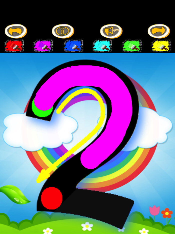 Write 123 Learn Trace Numbers