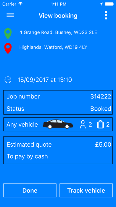 Ambassador Cars Bushey/Watford Screenshot