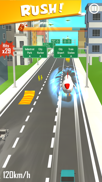 Flying Chicken - Crazy Rush screenshot 4