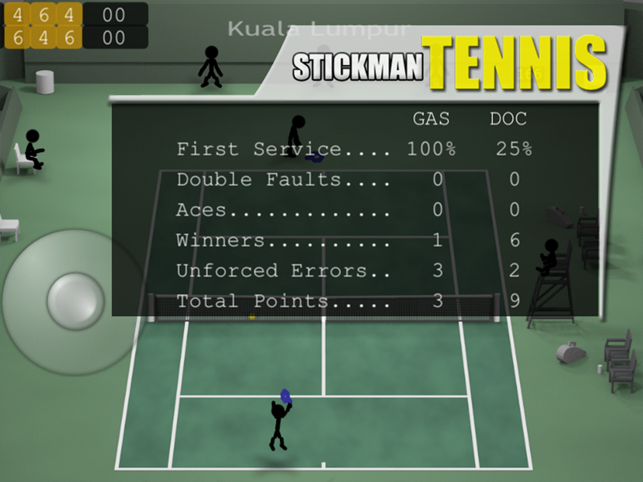 ‎Stickman Tennis Screenshot