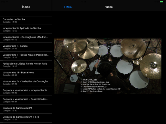 Screenshot #6 pour Kiko Freitas - Drum Lessons