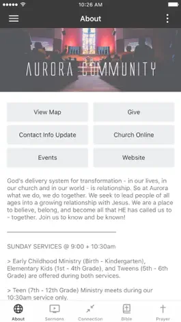 Game screenshot Aurora Community Church mod apk