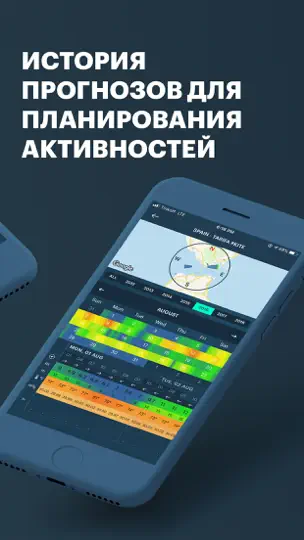 Скриншот WINDY PRO Погода, ветер, волны на iPhone 5