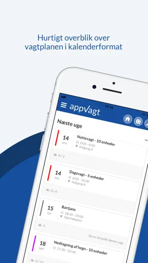 AppVagt screenshot 1