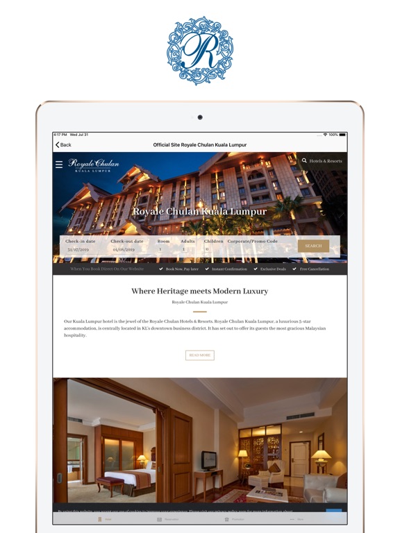 Screenshot #5 pour Royale Chulan Hotels & Resorts