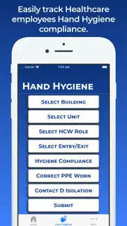 hand hygiene tracker iphone screenshot 2