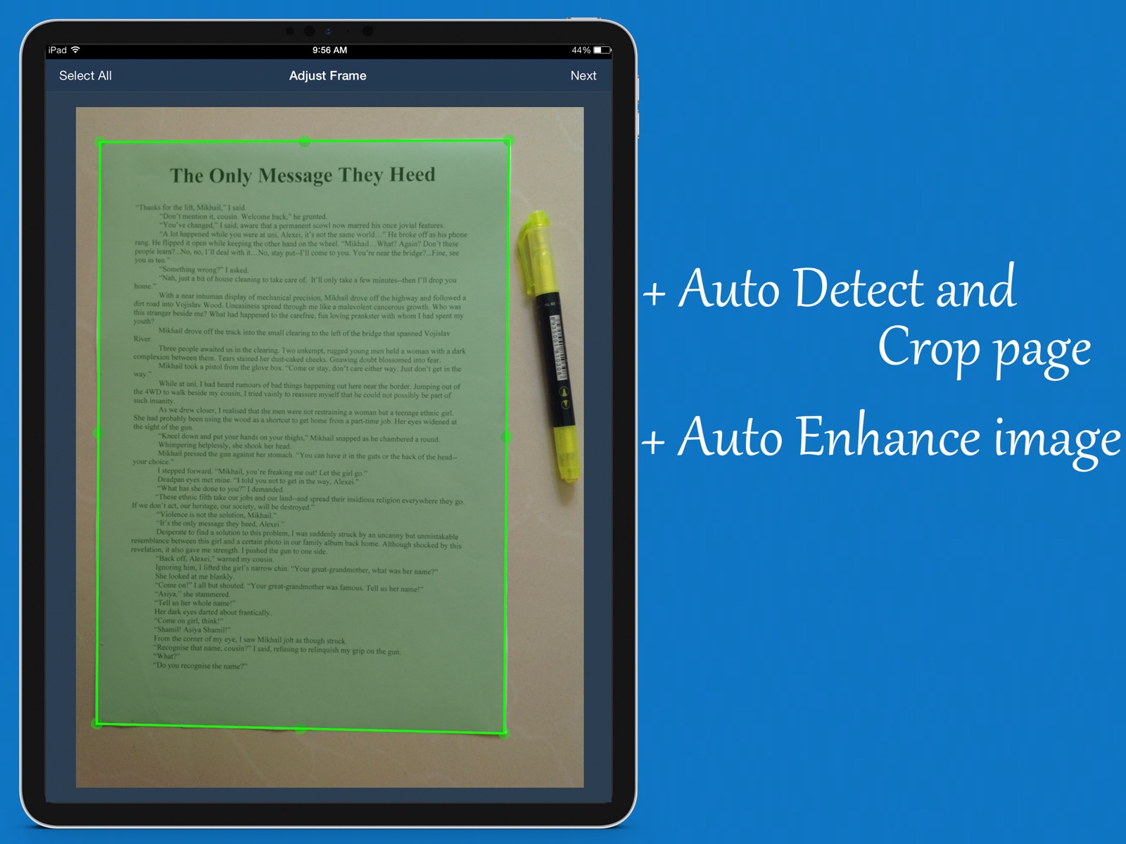 Fast Scanner - PDF Doc Scan ipad screenshot 2