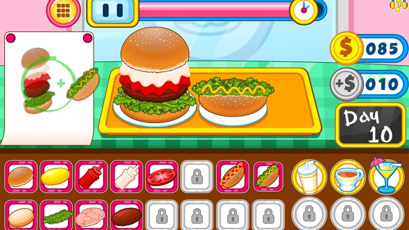 Burger shop fast food screenshot 2