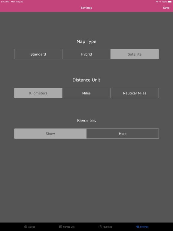 Alaska Campgrounds, RV Parks App voor iPhone, iPad en iPod touch