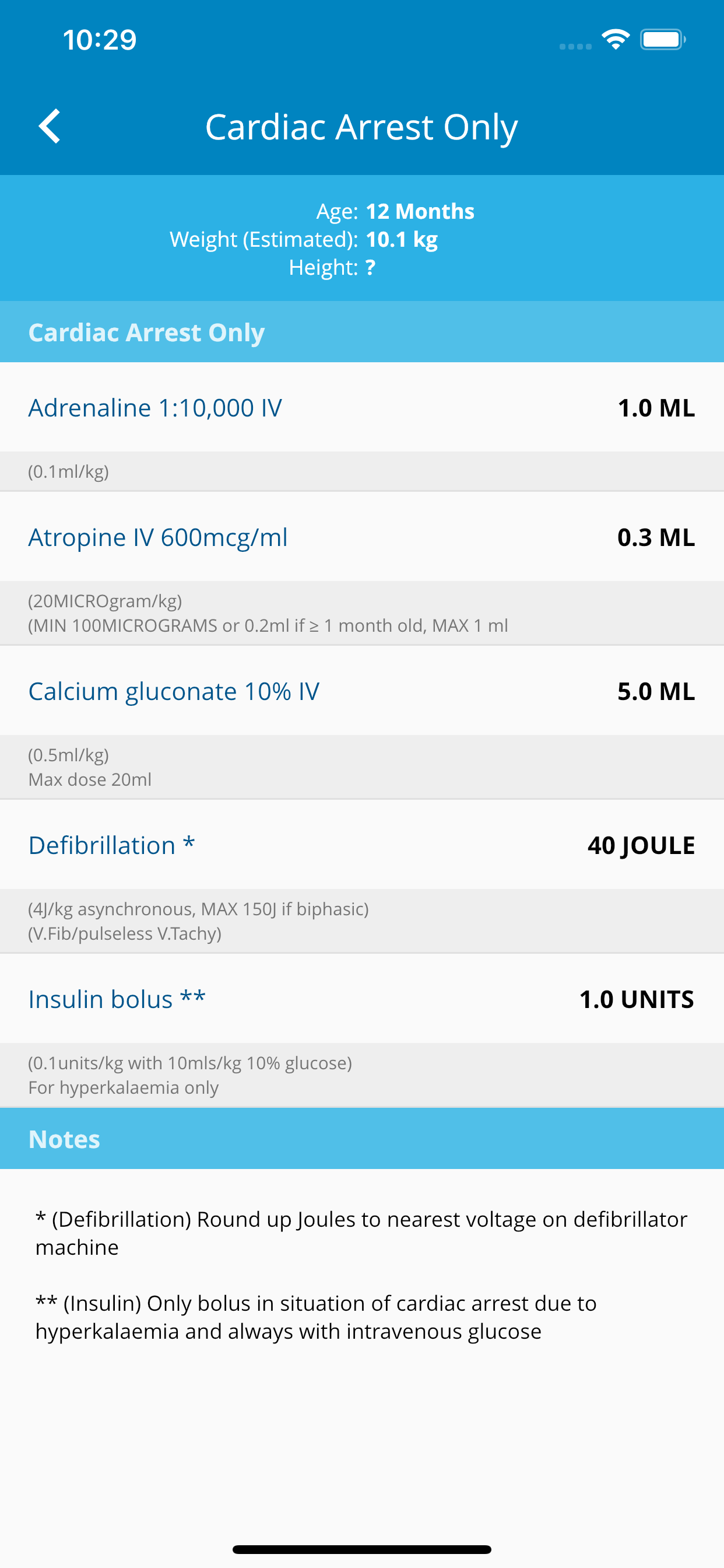 Paediatric Emergency Tools