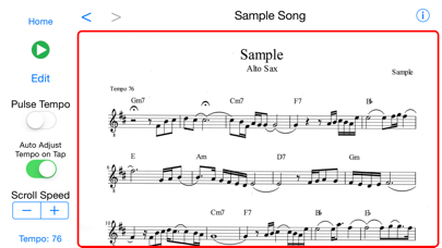 Screenshot #1 pour Music Scroll