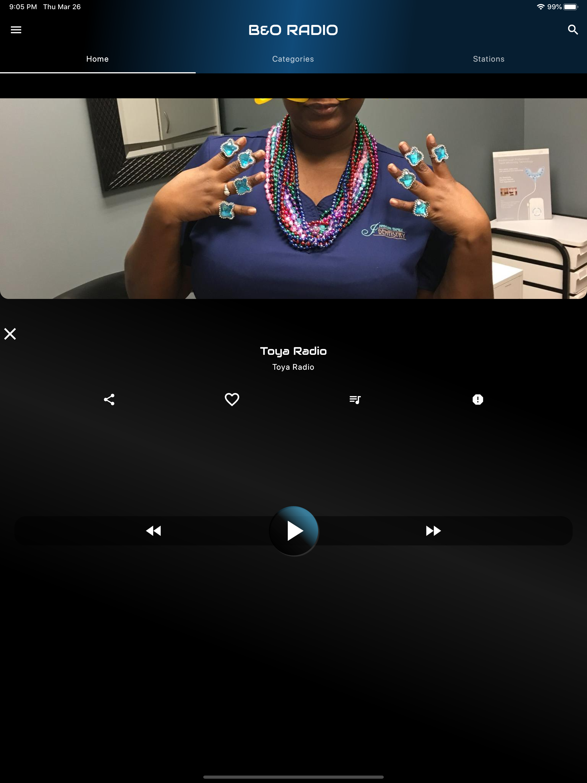 B  and O Radio