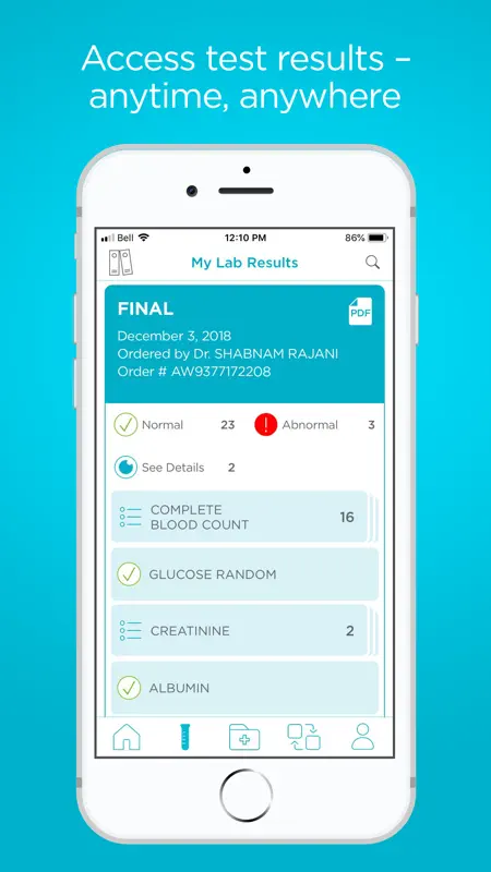 Dynacare Plus screenshot 1 of 7