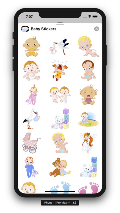Baby Stickers & Emojis screenshot-7
