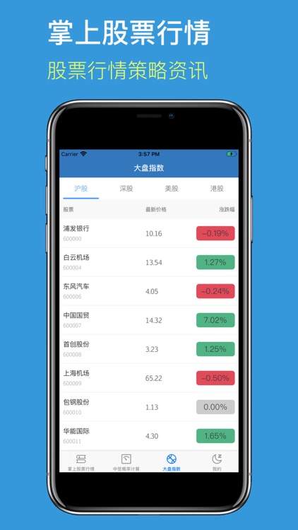 掌上股票行情-股票行情策略资讯