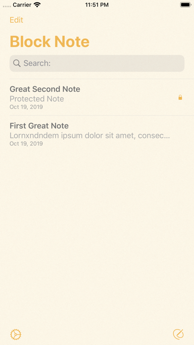 Block Note screenshot 2