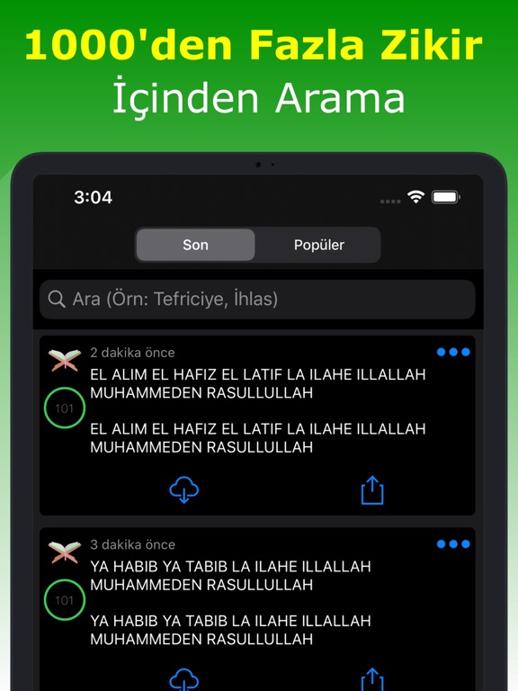 Zikirmatik Pro - Esma-ül Hüsna iPad screenshot 4 - Utilities app