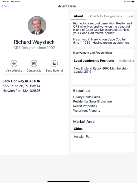 Find a CRS iPad screenshot 2 - Business app