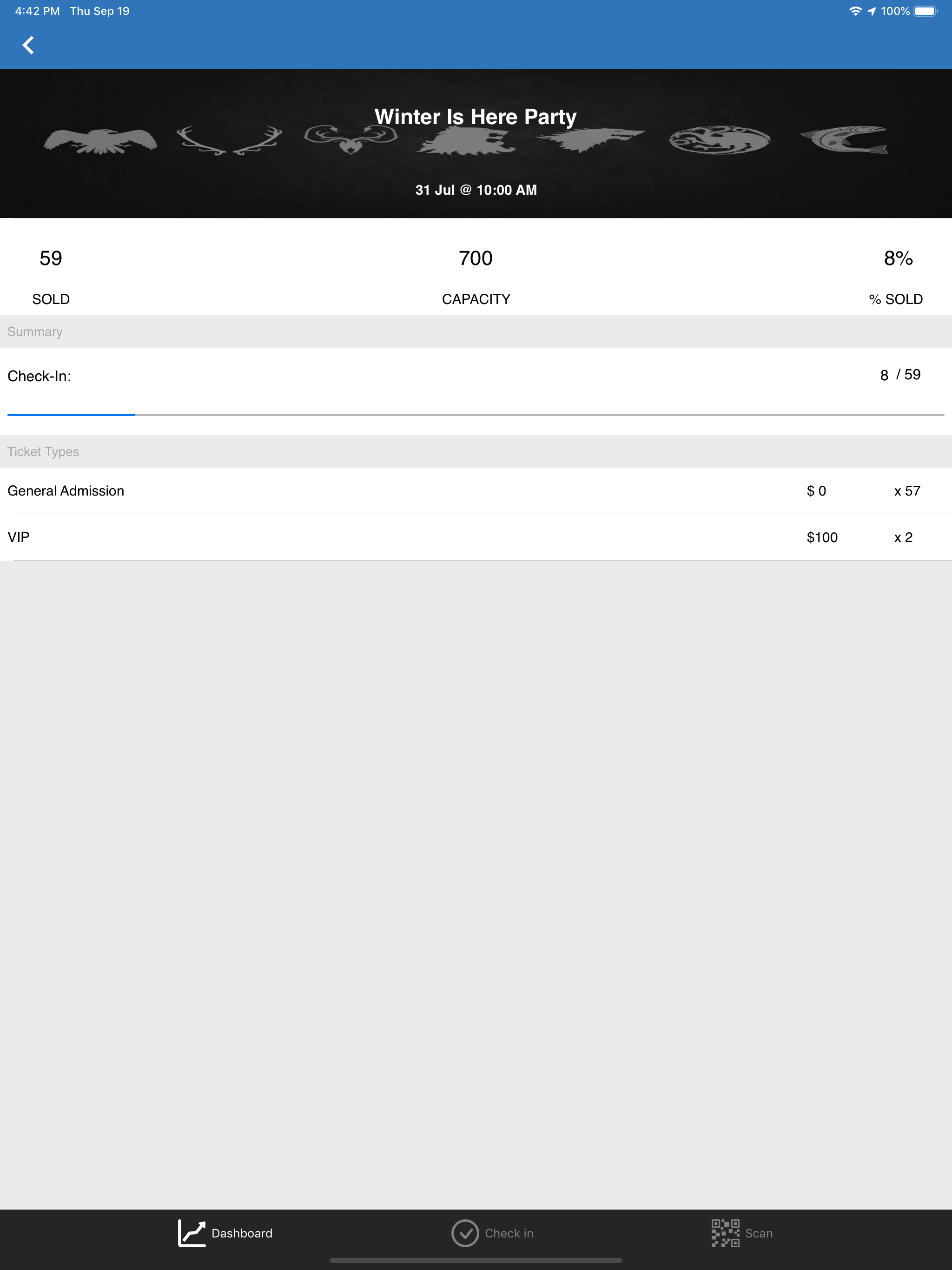 MyGuestlist Ticket Scanner