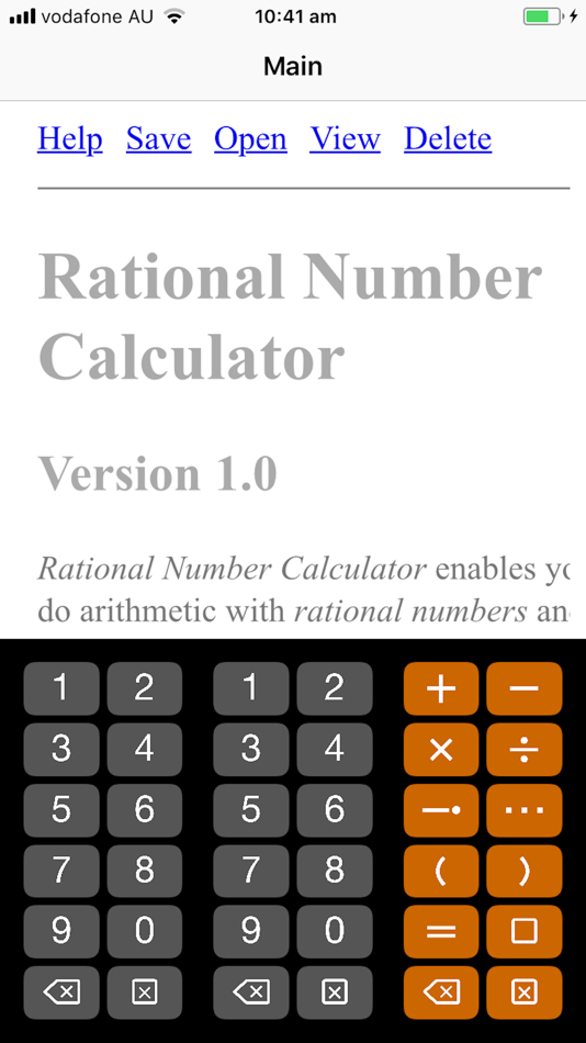 #1. RCalc (iOS) 由: Pretty-Function