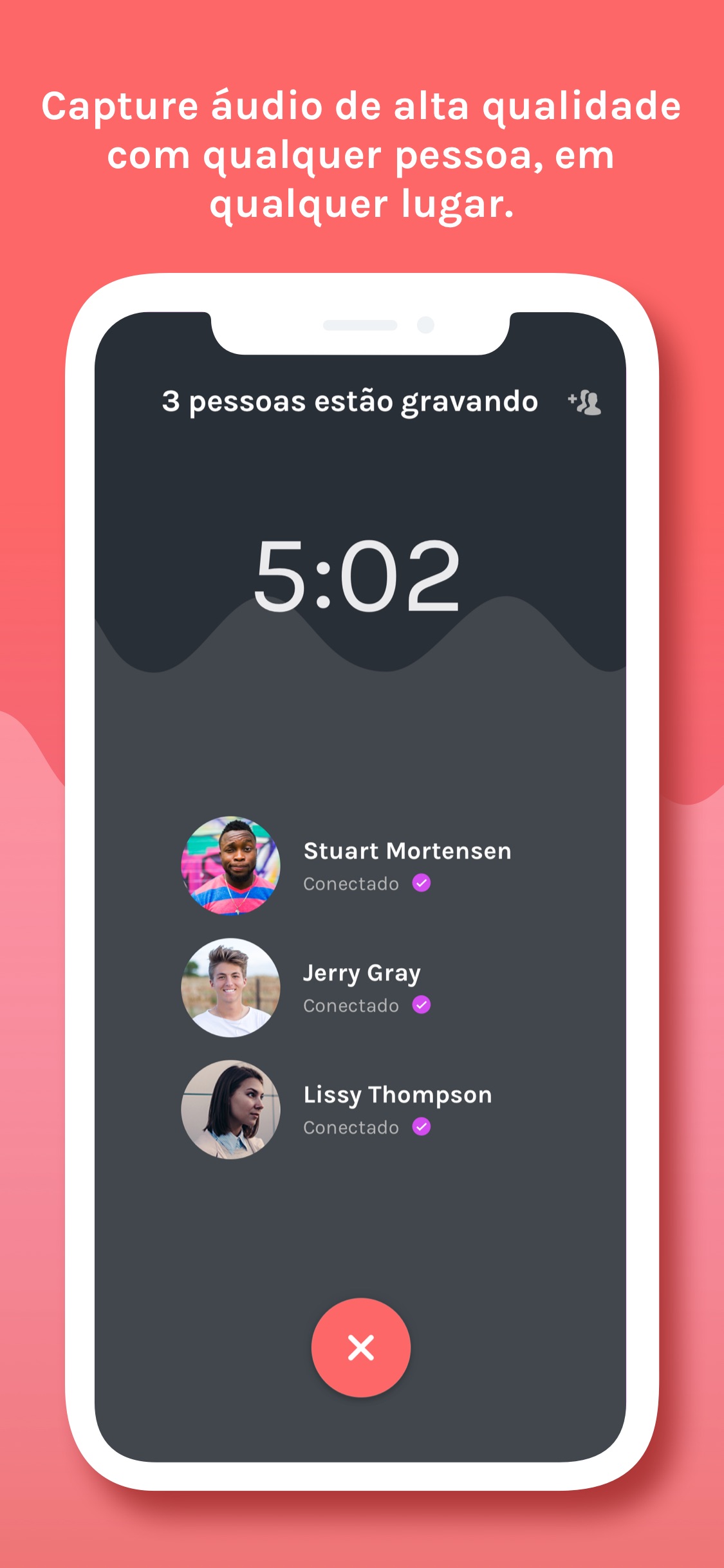 Screenshot do app Anchor