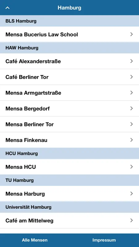 iMensa Mensa Speiseplan screenshot 2 of 4