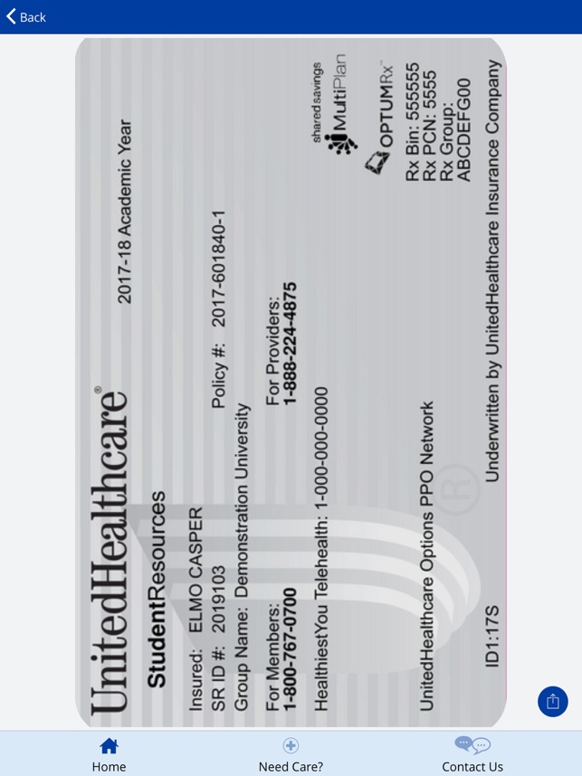 What Is Sr Id On Insurance Card