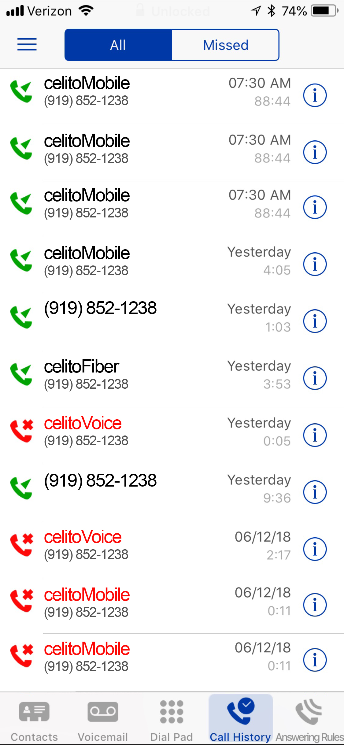 celitoMobile for celito Voice