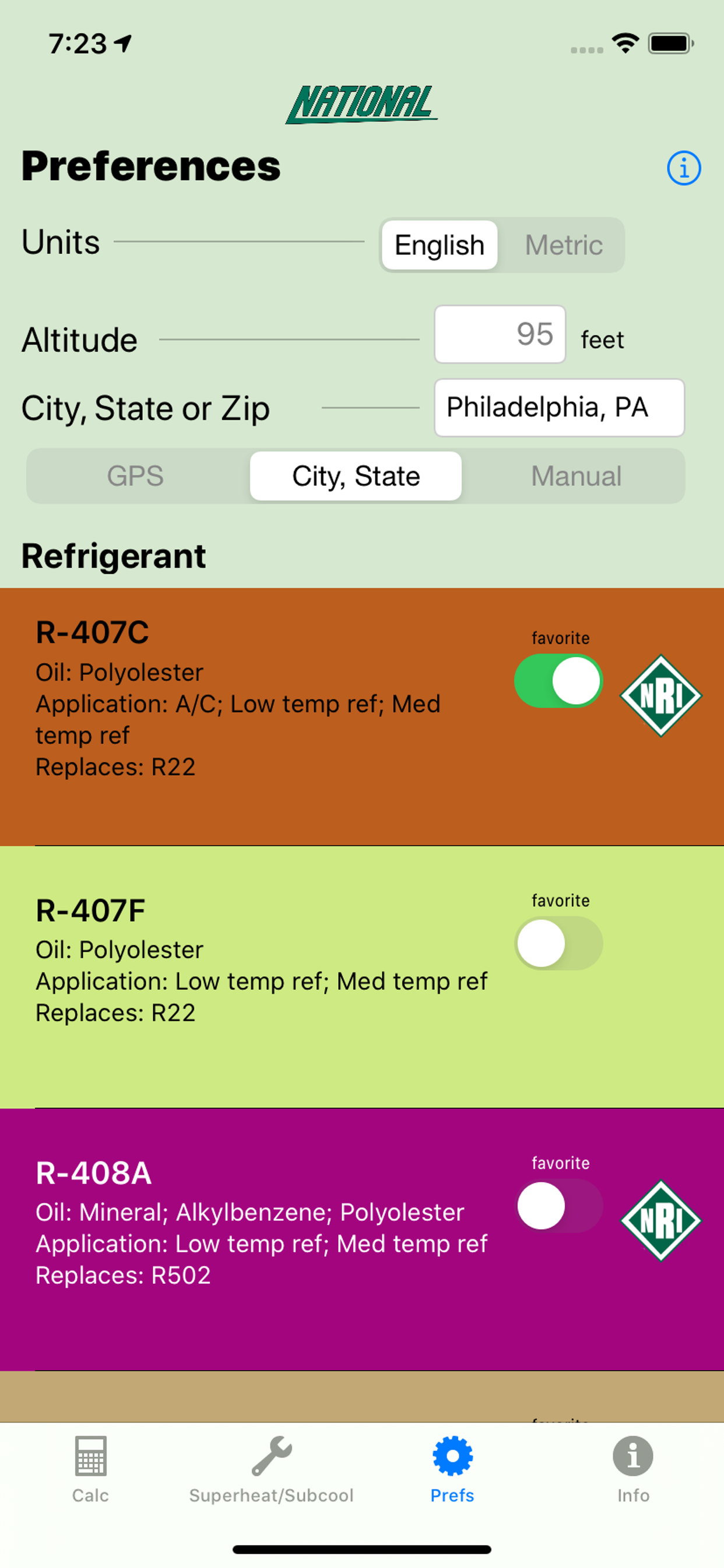 P-T Calculator screenshot 5