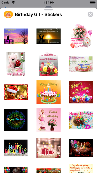 Birthday Gif - Stickers screenshot 3