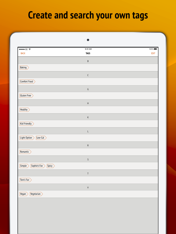 Just Add Food - Recipe Manager iPad screenshot 5 - Food & Drink app