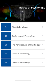 Learn Psychology Basics screenshot