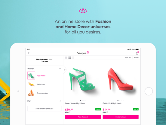 Veepee by vente-privee outlet iPad screenshot 2 - Shopping app