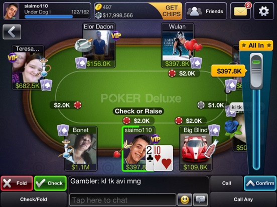 Texas HoldEm Poker Deluxe HD iPad app afbeelding 2