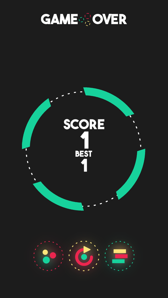 #5. One Hit. (iOS) Av: Digital Hole Pvt. Ltd.