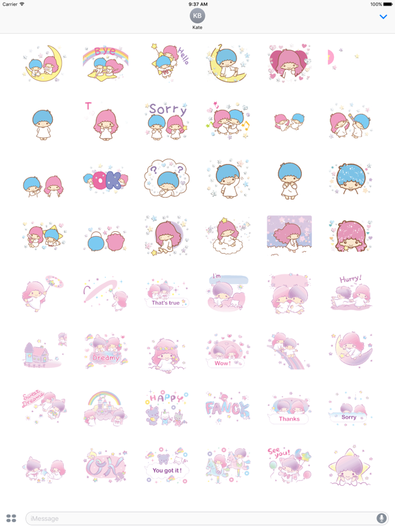 Screenshot #5 pour Two Cute Little Angel Stickers