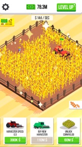 Harvester idle : cut the weed screenshot